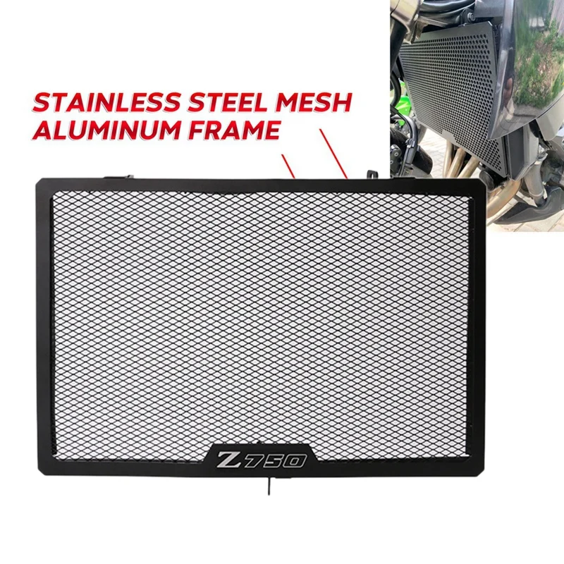 Для KAWASAKI Z750 решетка радиатора Защитная крышка радиатора защитная сетка
