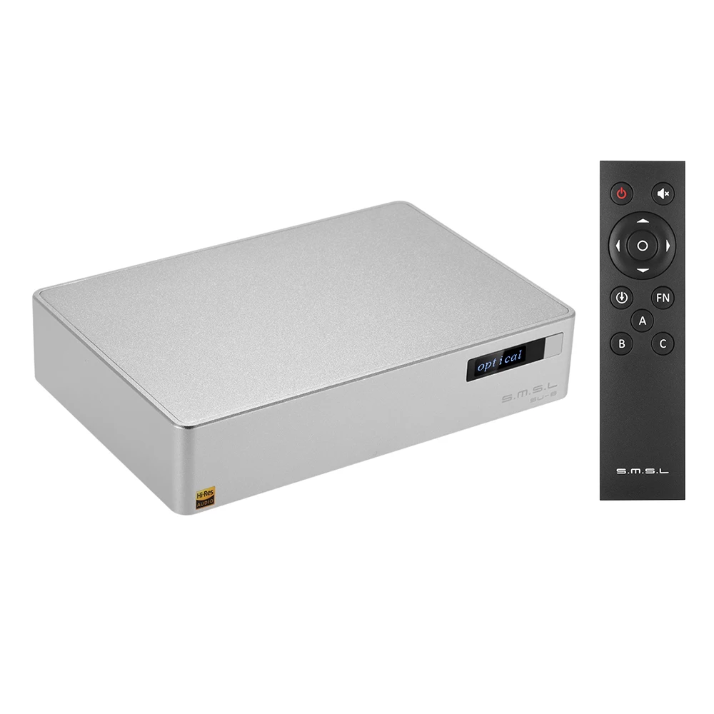 

S.M.S.L SU-8 HIFI Pure DAC Audio Decoder USB/ Coaxial/ Optical Input DSD Digital-to-Analog Converter