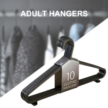 

Multi-functional Hangers Non-slip Plastic Hangers Adult Clothing Store Organizers Household Product