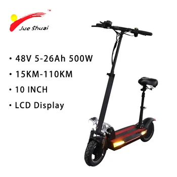 

10Inch 48V 500W Electric Scooter High Power Portable Monopattino Elettrico Adult Kick Folding E Scooter Electric Bicycle