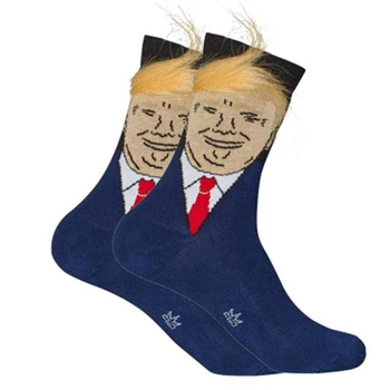 

Socks For Women Man Hip Hop Skateboard Sock President Donald Trump Socks Unisex Fashion Funny Adult men socks