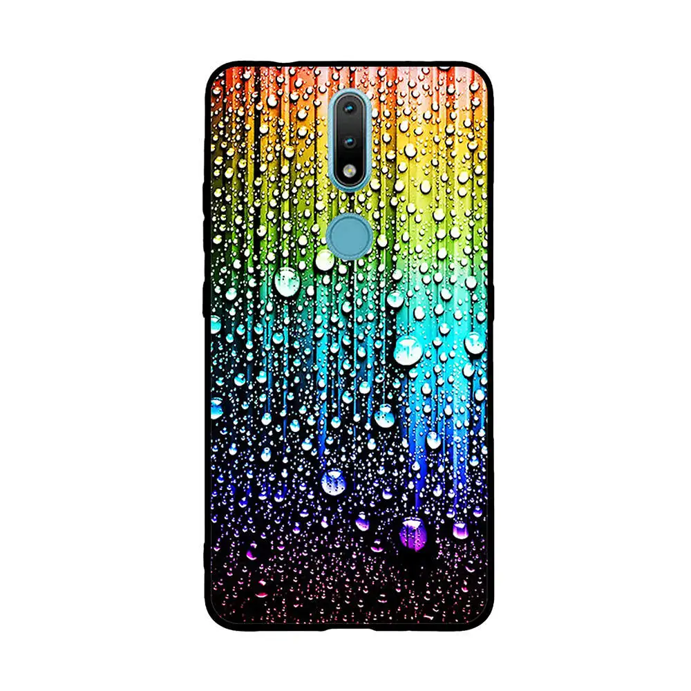 For Nokia 2.4 Nokia2.4 TA-1277 TA-1275 TA-1274 TA-1270 Case Soft TPU Silicone Flowers Coque For Nokia 2.4 Nokia2.4 Cover Funda iphone waterproof bag