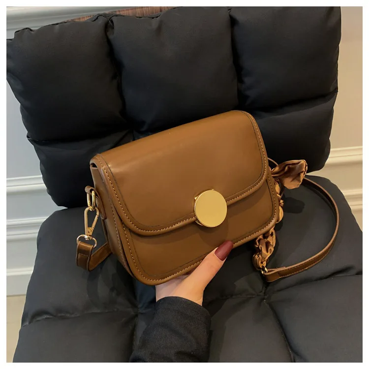 Autumn Winter Lady Leather Style Messenger Handbag Shoulder Bag Purse Tote 