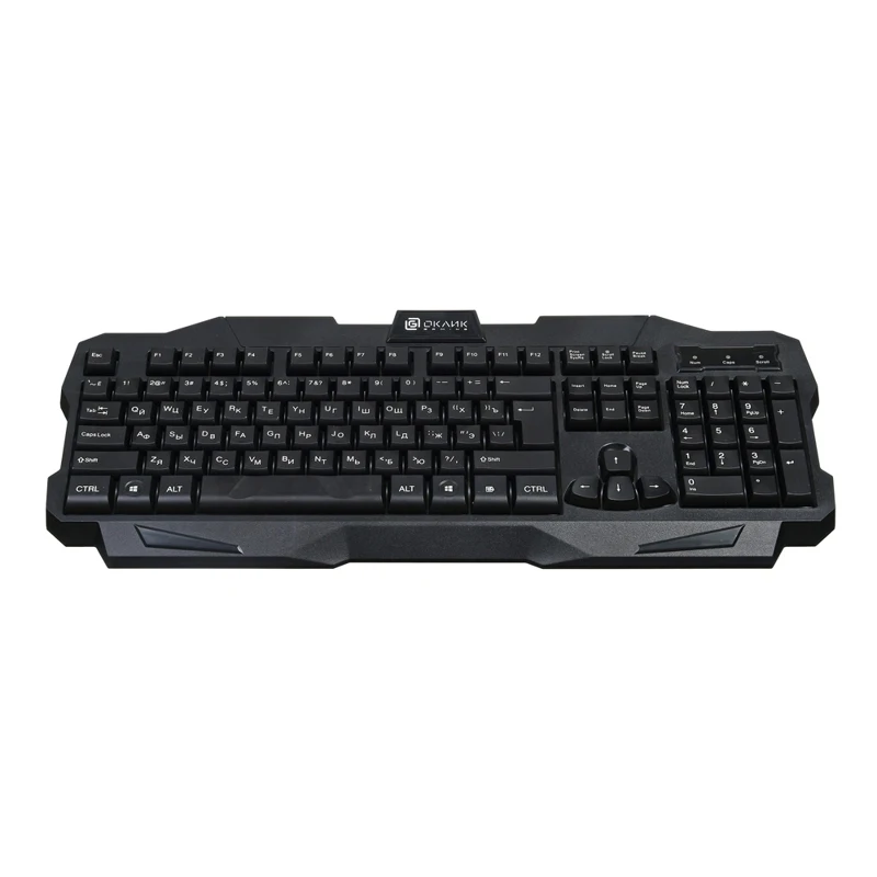 Клавиатура Oklick 757G MADNESS черный USB for gamer LED