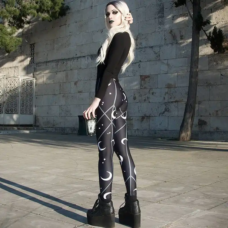 goth yoga pants
