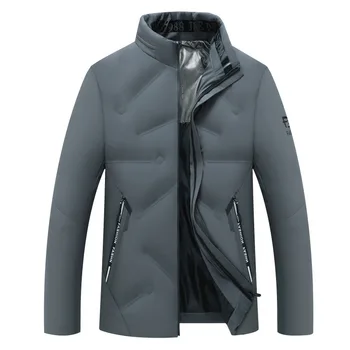 

ICPANS 2019 Winter Warm Men Parkas Waterproof De Inverno Masculina Stand Collar Snow Man Parka Jacket Black Red