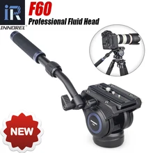 INNOREL F60 жидкая головка для видео профессиональный штатив для камеры с вращающейся головкой для DSLR камер s видеокамер телеобъектив