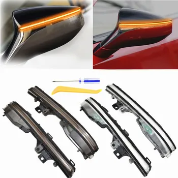 

Car LED Dynamic Turn Signal Light Sequential Side Mirror Light for Toyota Lexus ES XZ10 UX ZA10 RC F LC Z100 2019 2020