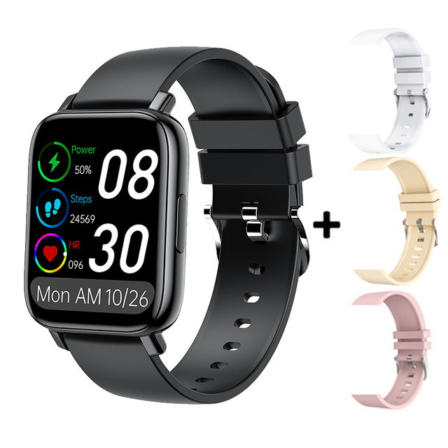 Smart Watch Men 1.69 Inch Full Touch Heart Rate Fitness Tracker Watches For Women Waterproof Sports Smartwatch Android IOS