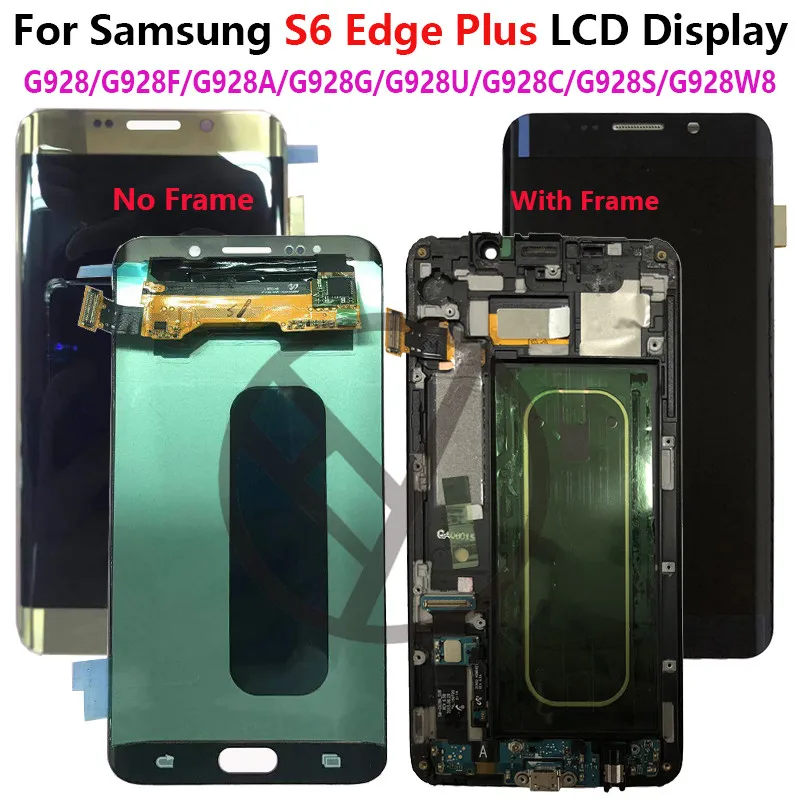 Для samsung S6 EDGE Plus G928 G928F G928A G928G G928U G928C G928S G928V ЖК-дисплей Дисплей кодирующий преобразователь сенсорного экрана в сборе Замена