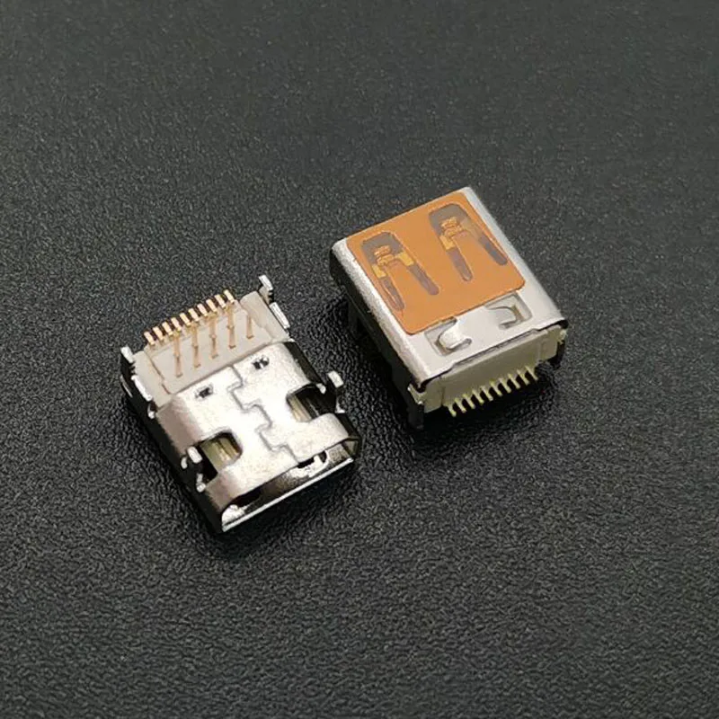 HDMI D 타입 HDMI 암 잭, 마이크로 HDMI 커넥터, SMT & DIP, 19 핀, 로트당 2 개smt