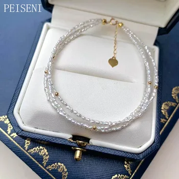 

PEISENI G18k Original Design Fine Jewelry Pearl Bracelets 2020 Natural Keshi Pearl jewelry Bracelets For Women Wholesale