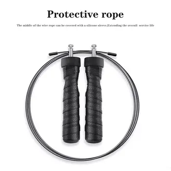 

Tangle-Free with Ball Bearings Rapid Speed Jump Rope Excercise and Fitness Workout Equipments Skipping Foot Unisex Kids