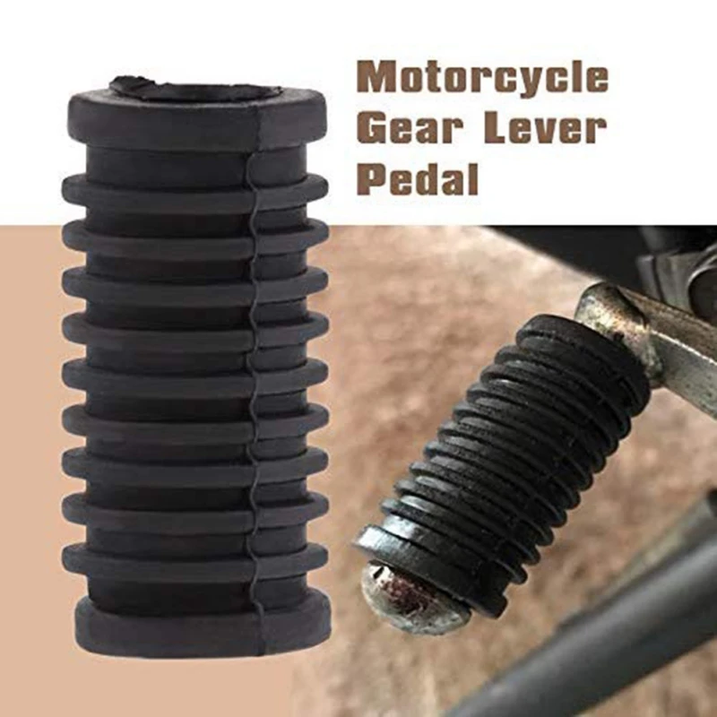 Motorcycle Gear Lever Pedal Sleeve Shift Toe Pegs Pedals Rubber Cover Replacement Parts Motorbike Accessories |