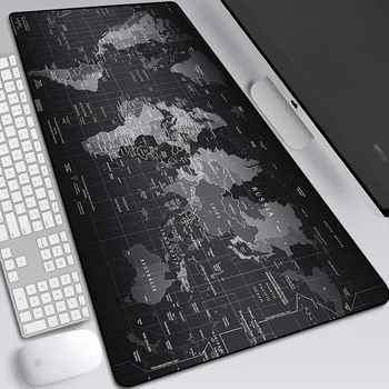 

Old World Map Lockedge Mouse Mat 70x30 Gaming Mouse Pad Desk Mat Table Mat Keyboard Pad Gamer Mousepad for Computer Laptop Gift