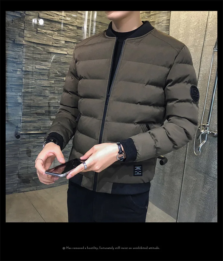 MEN'S Cotton-padded Coat Winter New Products Cotton Coat Men'S Wear Thick Cotton-padded Clothes Men's Casual Coat Men's Korean-s