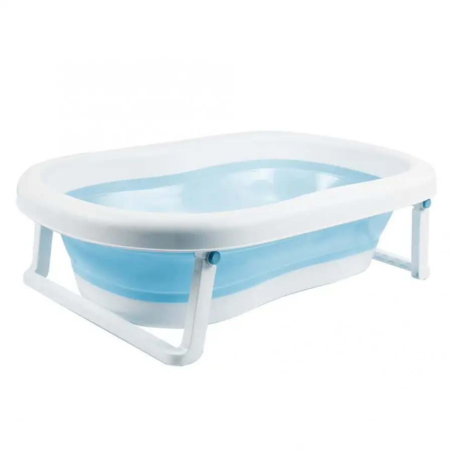 

Foldable Baby Bath Tub Baby Swim Tubs Bath Body Washing Portable Children Eco-friendly Non-Slip Safe Kid Bathtub