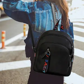 

Men Women Unisex Fashion Girls Mini Travel PU Leather Rucksack Backpack School Shoulder Bag Large Capacity Travel Outdoor Tote