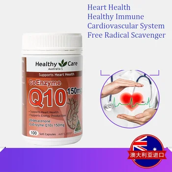 

Healthy Care CoEnzyme Q10 Ubiquinone 150mg 150S Support Heart Health Healthy Immune Cardiovascular System Free Radical Scavenger
