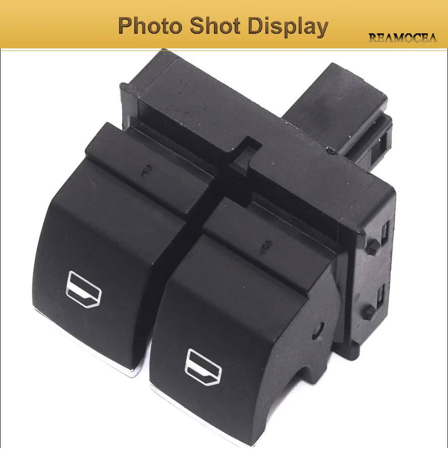 Reamocea 5K3959857 New Front Driver Side Electric Power Window Switch Fit for VW Volkswagen Golf GTI Rabbit Eos Passat B6 2013 (1)