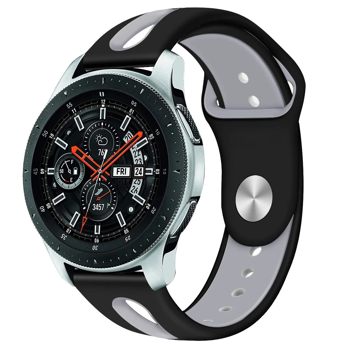 22 мм силиконовый ремешок для часов huawei watch GT Спортивные Сменные Ремешки для наручных часов для samsung gear s3 Galaxy Watch 46 мм ремешок для умных часов