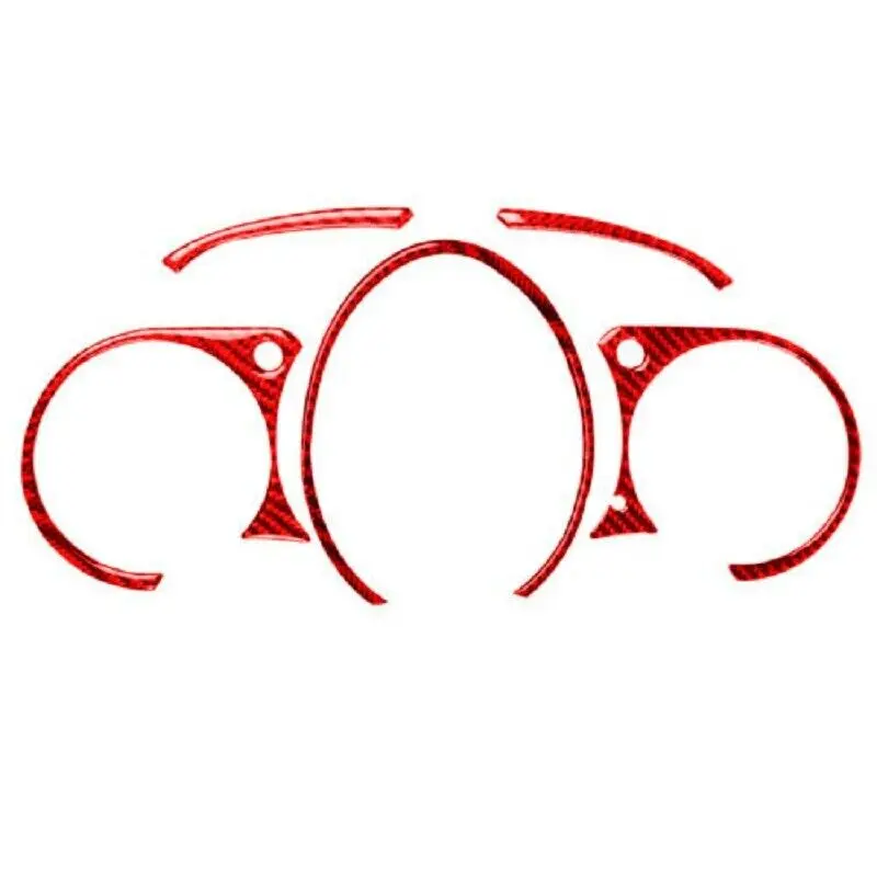 

Genuine Carbon Fiber Red Car Dashboard Meter Frame Cover Trim Car Styling For Nissan Z34 370Z 2009-2021