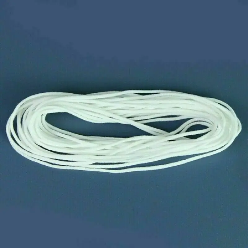 3mm rundes elastisches Band Schnur Ohr hängen Nähen Handwerk DIY Material 2m/5m
