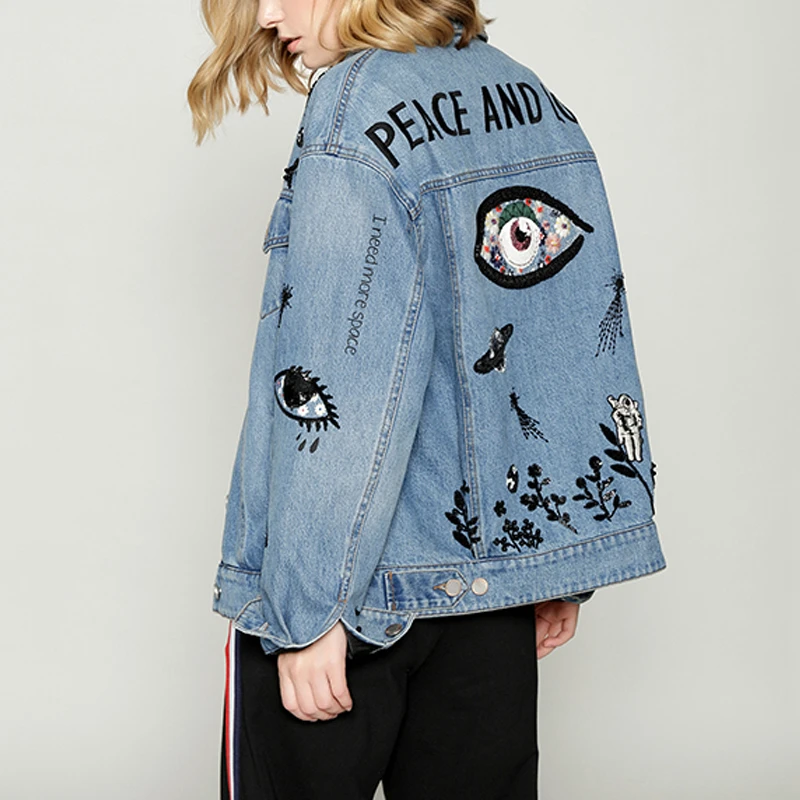denim jacket graphic