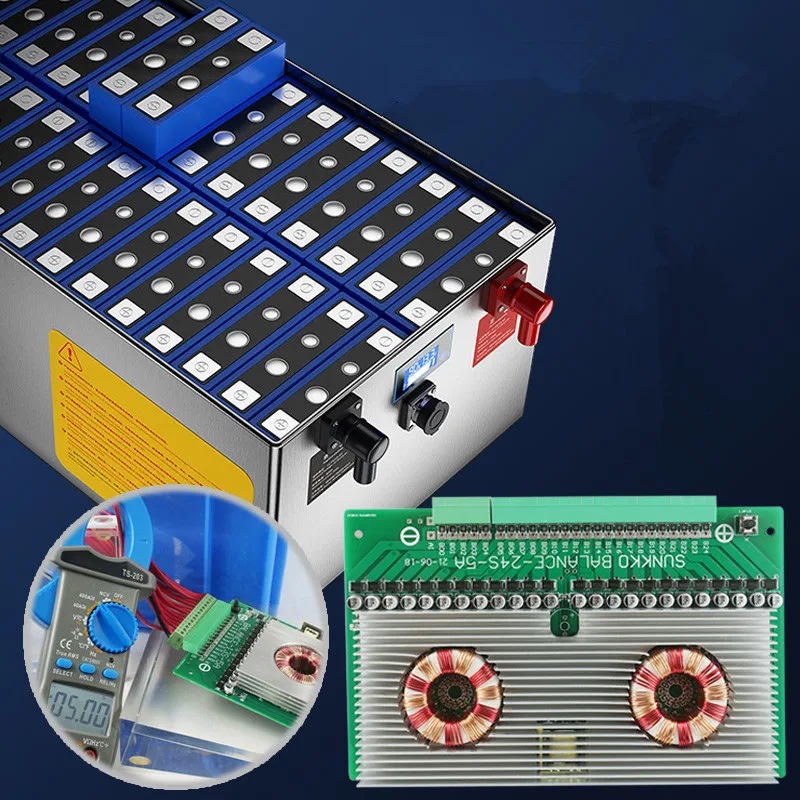 Heltec 424s 8a Balanceador Ativo Equalizador Ativo Lifepo4 Capacitor de Energia da Bateria Lipo 8s 10s 12s 16s 20s - Image 2
