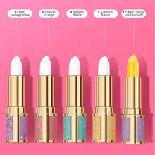 5pcs Starry Natural Lip Balm Repairs Lip Lines Exfoliate Moisturizes Healthy Temperature Change Lipstick Keep Lips Moisture