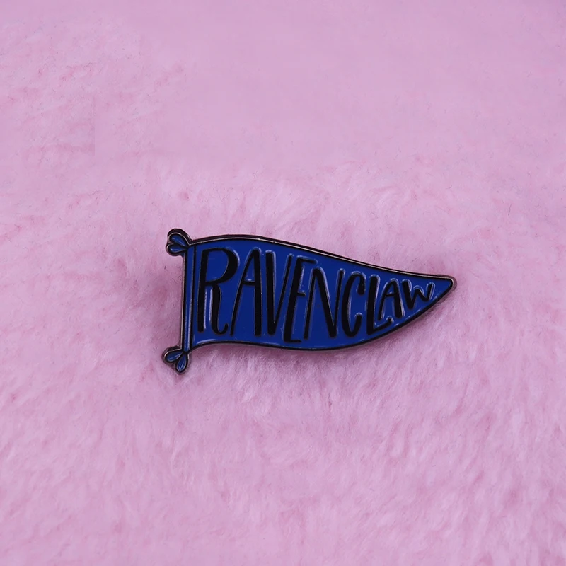 Волшебная школьная эмалевая булавка Ravenclaw для любителей колдовства | Украшения и