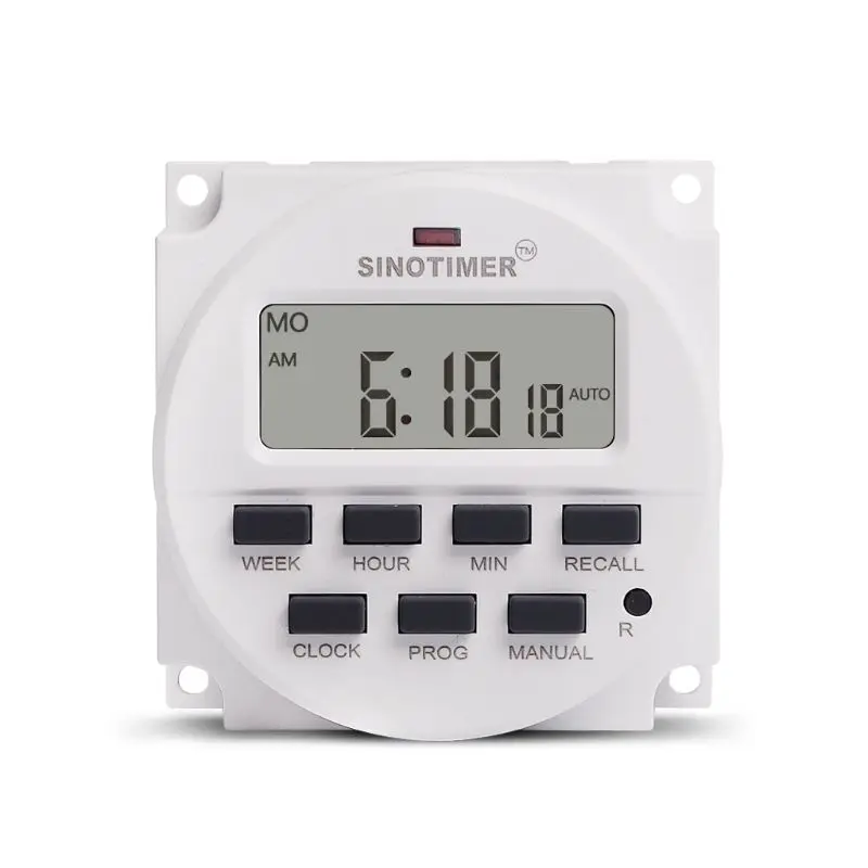 

AC 220V LCD Digital Programmable Timer Switch with Countdown Time Function