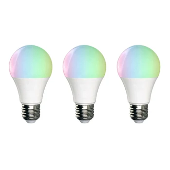 

3 Pack Wifi Smart Light Bulbs Warm White Light 3000K + RGB, E27 1050LM Bulb for Alexa Google Home and IFTTT