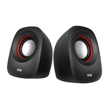 Desk Mini Speaker Computer PC Laptop Phone Game Office Room Bass 4D Stereo Universal Wired 3.5mm USB Portable Double Subwoofers