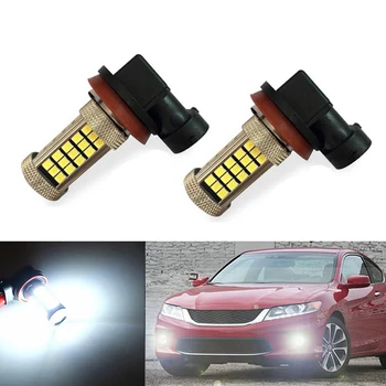 

2x Super White H8 H11 CREE Chip LED Fog Light Driving Bulbs For Honda civic fit accord Crider crv