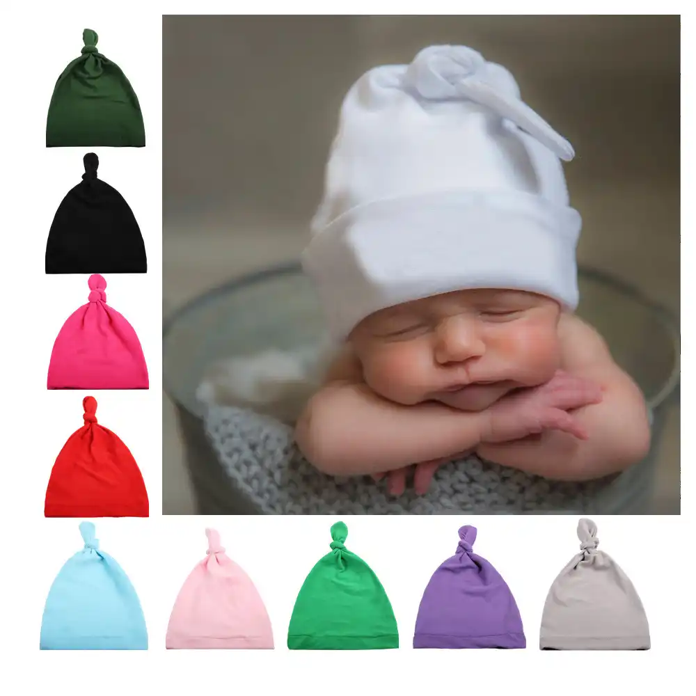 baby tie hat