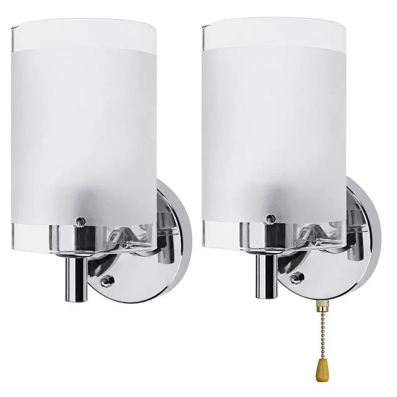 AC85-265V E27 LED Wall Light Modern Glass Decorative Lighting Sconce Fixture Lamp