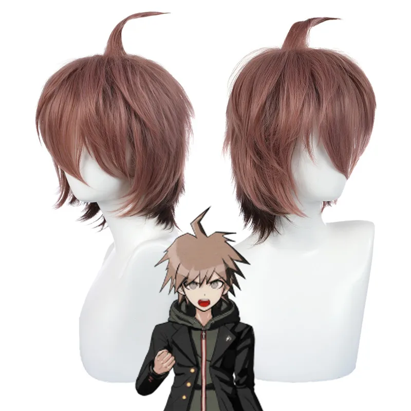 

Danganronpa Cosplay Wig Anime Cosplay Hair Synthetic Heat Resistant Hair Komaeda Nagito Halloween Cosplay Prop