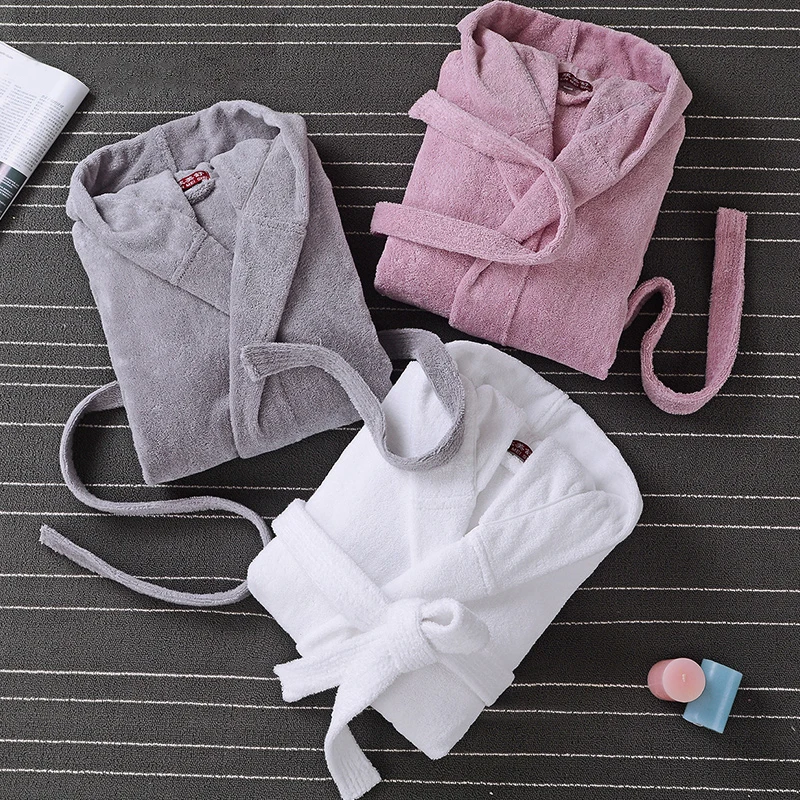 Winter Bathrobe Men Male Hooded Thick Cotton Towel Dressing Gown Men's Home Hotel Warm Bathrobe Mens Bath Kimono Robe Winter Bathrobe Men Male Hooded Thick Cotton Towel Dressing Gown Men's Home Hotel Warm Bathrobe Mens Bath Kimono Robe