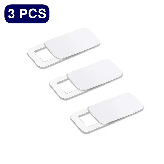 square white 3pcs Чехол для веб-камеры магнит затвора слайдер Универсальный антишпионский чехол для камеры для веб-ноутбука iPad ПК Macbook планшет линзы стикер конфиденциально - Цвет: square white 3pcs
