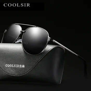 

Coolsir Brand Men Vintage Polarized Sunglasses 8009 Classic Brand Sun glassess Anti-glare Driving Eyewear For Men/Women