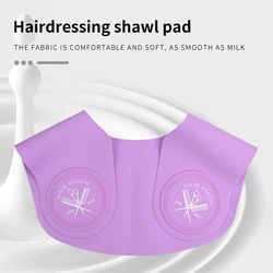 Barbershop Hairdressing Silicone Shawl Pad Salon Hot-Dyeing And Oil-Proof Shoulder Pad Haircut Shatter-Resistant Bib