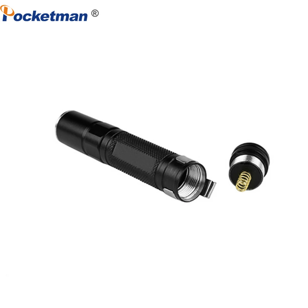 LED Flashlight Pocket Torch Powerful AAA Battery Camping Hunting Portable Mini Pen Waterproof