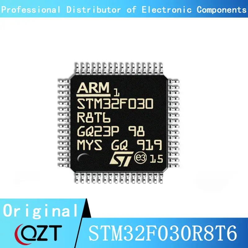 10pcs/lot STM32F030 STM32F030R8 STM32F030R8T6 LQFP-64 Microcontroller chip New spot stm32f030 32f031 c8t6 f4p6 k6t6 r8t6 cct6 c6t6 rct6 f6p6 qfp