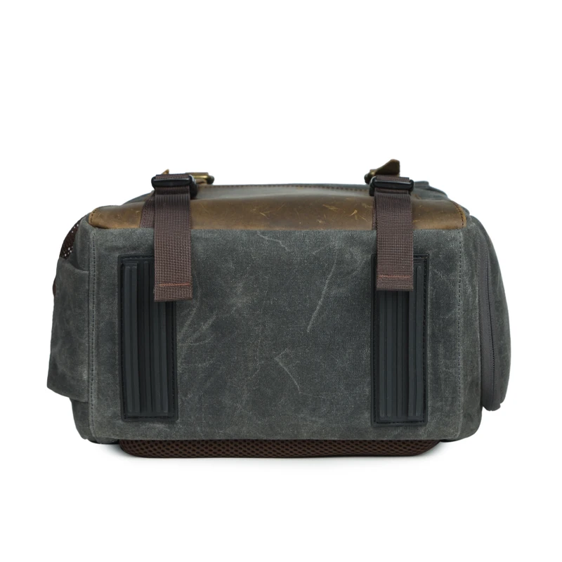 Coress Multi Purpose Batik Canvas Leather Camera Backpack Large DSLR  Bag Outdoor Travel Photo Bag For Nikon Canon Sony Notebook
