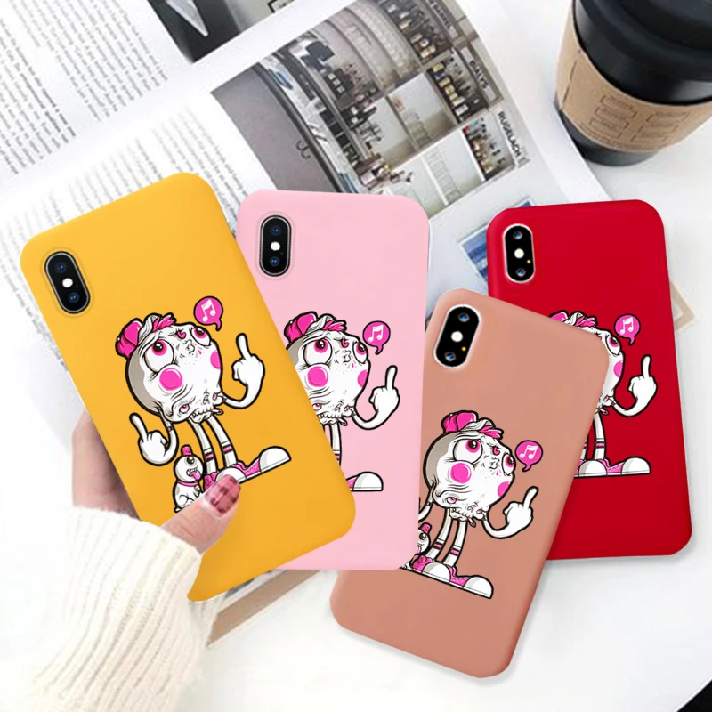 Мягкий силиконовый чехол для iPhone 11 Pro Max X XS XR E.T 6 7 8 Plus | Мобильные телефоны и