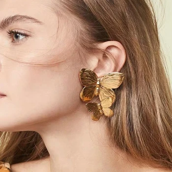 Butterfly Drop Earrings