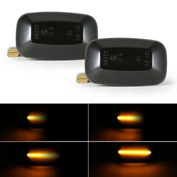 

2*Dynamic Smoked LED Side Marker Lights For Toyota Land Cruiser 80 Series 88-97 ABS + PC + LED Practical Auto Accessories