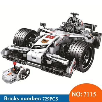 

Echnic Remote Control Winner 7115 729pcs Trc Racing Car Electric Building Blocks Toys For Children