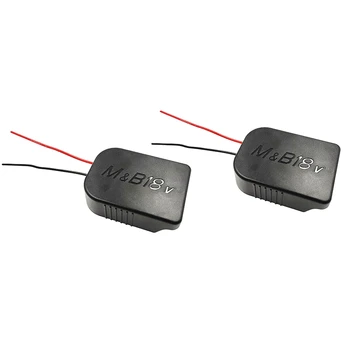 

2PC Battery Converter Adapter Output Connector with Cable Adapter for Makita 18V for 18V Battery Accessories